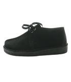 クラークス clarks デザートブーツ スニーカー スエード UK7.5 26cm 黒 ブラック /SS ■OS