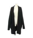 ミューズ ドゥーズィエム クラス MUSE de Deuxieme Classe 20AW スムースニットショートガウン ニットカーディガン トッパー 長袖 黒 ブラック 20020500417030 /YT