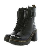 ドクターマーチン DR.MARTENS GAYA 10 ショートブーツ ヒール レースアップ レザー 23.0cm 黒 ブラック 31006001 /AN29