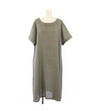 ワイズ Y's ヨウジヤマモト ワンピース 半袖 ロング チェック柄 グレー YY-D58-101 /TK