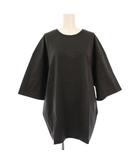 エーピーストゥディオ AP STUDIO 24SS ビッグTシャツ 半袖 クルーネック 無地 ストレッチ ワンカラー F グレー タグ付き 24070586506010 /BB