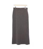 チノ CINOH タグ付き KNIT MAXI SKIRT ニットマキシスカート ロング タイト 38 グレー 24WSK501 /KH