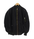 ジャーナルスタンダード JOURNAL STANDARD MA-1 ナイロン ブルゾン ミリタリー ジャケット 38 ネイビー 紺 22-011-400-5201 /☆G