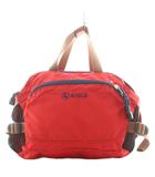 エーグル AIGLE ウエストバッグ ボディバッグ ロゴ ナイロン 赤 レッド /AN51