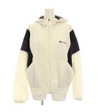 チャンピオン CHAMPION フルジップフードジャケット マウンテンパーカー ロゴ刺繍 M 白 ホワイト CW-QSC01 /HN