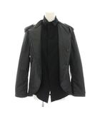 ワイズ Y's ヨウジヤマモト 2点セット 中綿レイヤードベストウールスタンドカラージャケット アウター 2way 1 黒 ブラック YE-J05-801 /YT