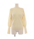 アナイ ANAYI 23SS ニット セーター 長袖 ハイネック ウール 36 アイボリー /BM