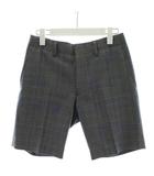 ジュンヤワタナベ JUNYA WATANABE AD2007 ショートパンツ ハーフパンツ チェック柄 ウール S グレー JA-P003 /AN69
