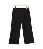 ジュンヤワタナベ JUNYA WATANABE COMME des GARCONS AD2005 ワイドパンツ スラックス ジップフライ ワンカラー S 黒 ブラック /BB