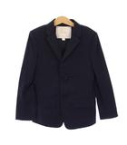 バーバリー チルドレン BURBERRY CHILDREN テーラードジャケット ブレザー アウター シングル 総裏地 ウール ノバチェック 128cm 紺 ネイビー /BB