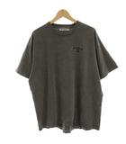 オニツカタイガー Onitsuka Tiger Tシャツ カットソー 半袖 ロゴ刺繍 L グレー /HN