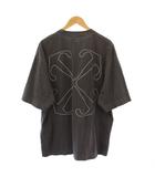 オフホワイト OFF WHITE Tシャツ 半袖 クルーネック ストレッチ ロゴ プリント L グレー OMAA120F24JER004 /BB