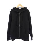 モンクレール MONCLER FELPA APERTA CON CAPPUCCIO ジップアップパーカー 長袖 XL 黒 J20918G00020 /KH
