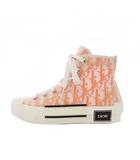 B23 ハイ オブリーク スニーカー ロゴ 37 オレンジ /KH