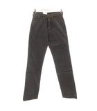 ラングラー WRANGLER タグ付き デニムパンツ ジーンズ W27 スリムテーパード 黒 ブラック ダークグレー /AE
