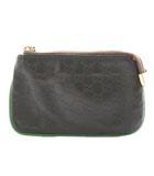 グッチ GUCCI グッチシマ コインケース 小銭入れ レザー 黒 ブラック /AN14 ■OH