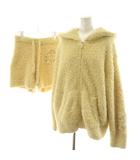 ジェラートピケ gelato pique 23AW ポケモンスリープ ジェラピカチュウパーカ&ショートパンツ セットアップ 部屋着 ルームウェア 刺繍 F 黄 イエロー PWNT234055 /AN48