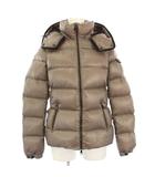 モンクレール MONCLER BERRE GIUBBOTTO ダウンジャケット フーディ ジップアップ 0 グレー B20934692749 /KH
