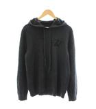 ザディグ エ ヴォルテール ZADIG & VOLTAIRE ニット パーカー プルオーバー スカル ウール カシミヤ混 L チャコールグレー /AN16