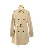 マッキントッシュ MACKINTOSH トレンチコート アウター ロング丈 ダブル ワンカラー ベルト 42 ベージュ /BB