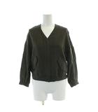 ルーニィ LOUNIE ジャケット 麻混 リネン混 カーキ /AP