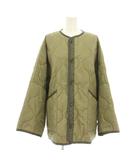 ハイク HYKE 22AW キルテッドビッグライナージャケット QUIL TED BIG LINER JACHET キルティングジャケット アウター 中綿 1 カーキ 222-17359 /YT