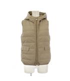 Sマックスマーラ 'S Max Mara ダウンベスト ジャケット ジップアップ フード 36 ベージュ 91560129070 /BM