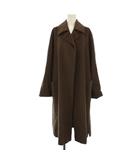 マックスマーラ MAX MARA チェスターコート ロング ウール アンゴラ カシミヤ 36 ブラウン /BM