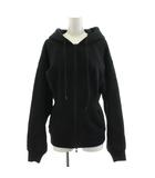 アレキサンダーワン ALEXANDER WANG パーカー ジップアップ コットン XS 黒 ブラック /AN50