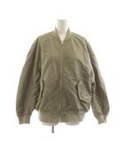 グリーンレーベルリラクシング ユナイテッドアローズ green label relaxing MA-1 ブルゾン リバーシブル 36 オリーブグリーン ブラウン /RR