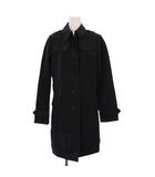 バーバリー ロンドン BURBERRY LONDON トレンチコート アウター ロング 36 黒 B1A15-528-28 /KH