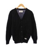ワコマリア WACKO MARIA MOHAIR KNIT CARDIGAN モヘアニットカーディガン 長袖 S 黒 /KH