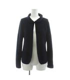 ハナエモリ HANAE MORI ALMA EN ROSE ニットジャケット カーディガン 長袖 スパンコール装飾 ウール 38 紺 ネイビー 40-61116-28 /KU