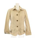 バーバリー ロンドン BURBERRY LONDON ステンカラージャケット ショートコート 40 ベージュ FCA61-350-42 /TK