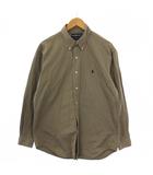 ラルフローレン RALPH LAUREN シャツ 長袖 ボタンダウン ロゴ刺繍 L オリーブ HS-RL-NA0607 /BM
