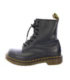 ドクターマーチン DR.MARTENS ショートブーツ レースアップ 8ホール 厚底 レザー UK4 紺 ネイビー /BB