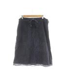 マルタンマルジェラ 6 Martin Margiela 6 スカート ひざ丈 40 紺 ネイビー /RR