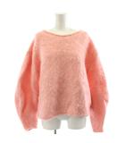 スローブ イエナ SLOBE IENA 23AW モヘヤシャギーニットプルオーバー セーター 長袖 アルパカ混 ピンク 23080912210040 /AN29