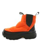 ナゴンスタンス nagonstans 22AW スノーブーツ ショートブーツ 23.0cm オレンジ 黒 ブラック 470FA855-1570 /AN26