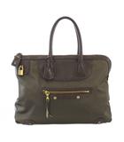 トフ&ロードストーン TOFF&LOADSTONE KEY ナイロン トートバッグ ハンドバッグ カーキ ブラウン /TK