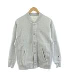 チャンピオン CHAMPION リバースウィーブ ブルゾン ジャケット スウェット地 ジップアップ ロゴ刺繍 S グレー C8-Q042 /KU