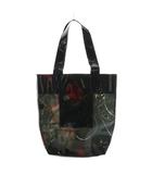 ワイズ Y's ノベルティ トートバッグ 総柄 黒 ブラック 赤 レッド /AQ ■OS