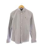 ラルフローレン RALPH LAUREN ボタンダウンシャツ カジュアル 長袖 レギュラーカラー ロゴ 刺繍 ワンポイント S グレー /BB