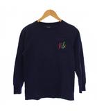 ポロ ラルフローレン POLO RALPH LAUREN Tシャツ カットソー 長袖 クルーネック プリント M(10-12)紺 /BM