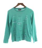 エンポリオアルマーニ EMPORIO ARMANI トップス 154CM 緑 グリーン 英字プリント /AP