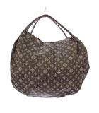 ラシット RUSSET トートバッグ ハンドバッグ ナイロン モノグラム 総柄 グレージュ /BB