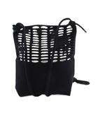 イッセイミヤケ ISSEY MIYAKE GOOD GOODS グッド グッズ MOKKO FLAP POUCH ニット ショルダーバッグ ポシェット 黒 GG41-AG191 /YM