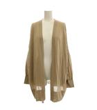 ミューズ ドゥーズィエム クラス MUSE de Deuxieme Classe 24AW Shake code ショールカーディガン ニット 薄手 F ベージュ 240805204222030 /☆G