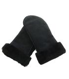 ガラグローブ gala gloves 手袋 ムートン レザー 7 黒 ブラック /AN21