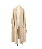 ミューズ ドゥーズィエム クラス MUSE de Deuxieme Classe スムースニットガウンコート ロングカーディガン 長袖 ベージュ 18020500406130 /KH